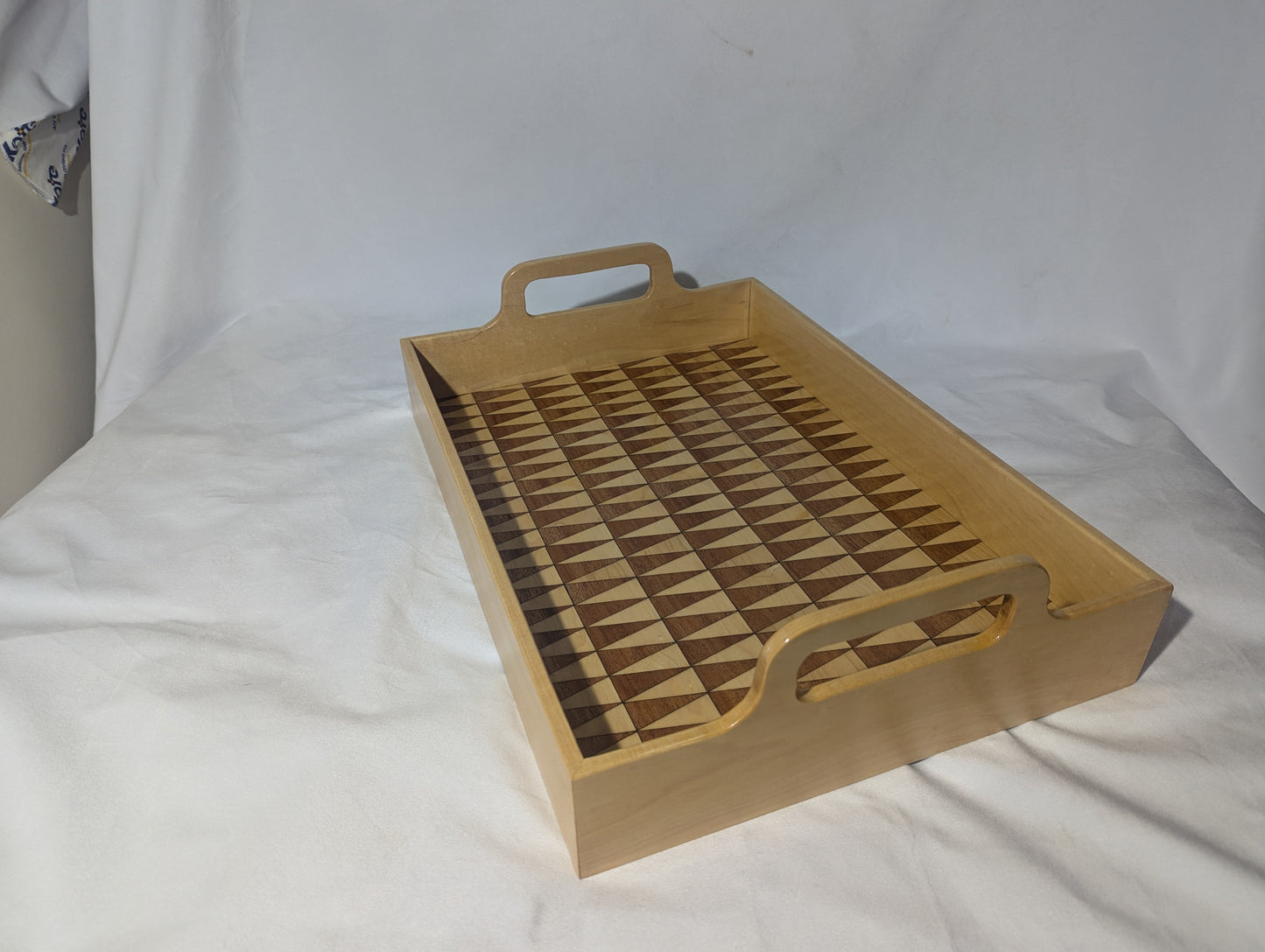 Triangle patterned serving tray